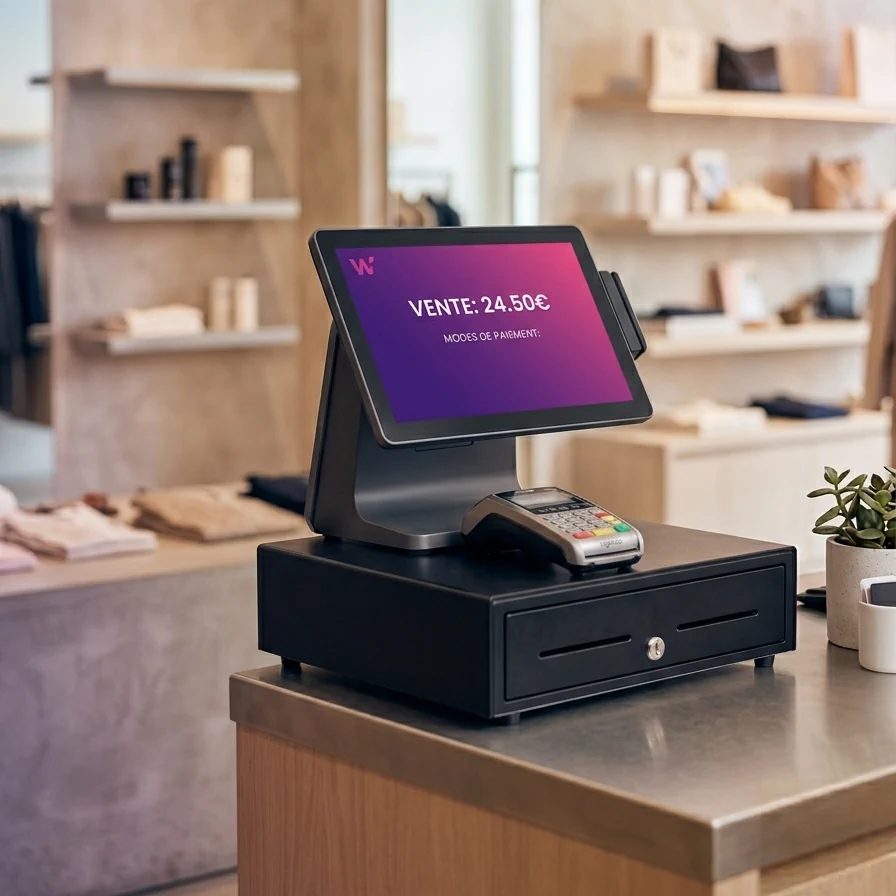 Système de caisse connecté à Walleett